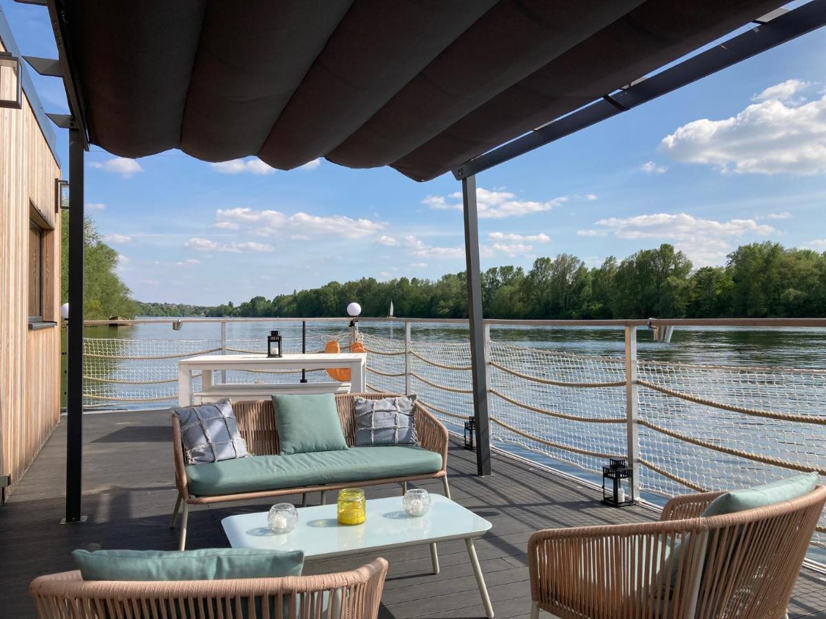 SeineHouse - Maison flottante  Vaux-Sur-Seine Esterno foto