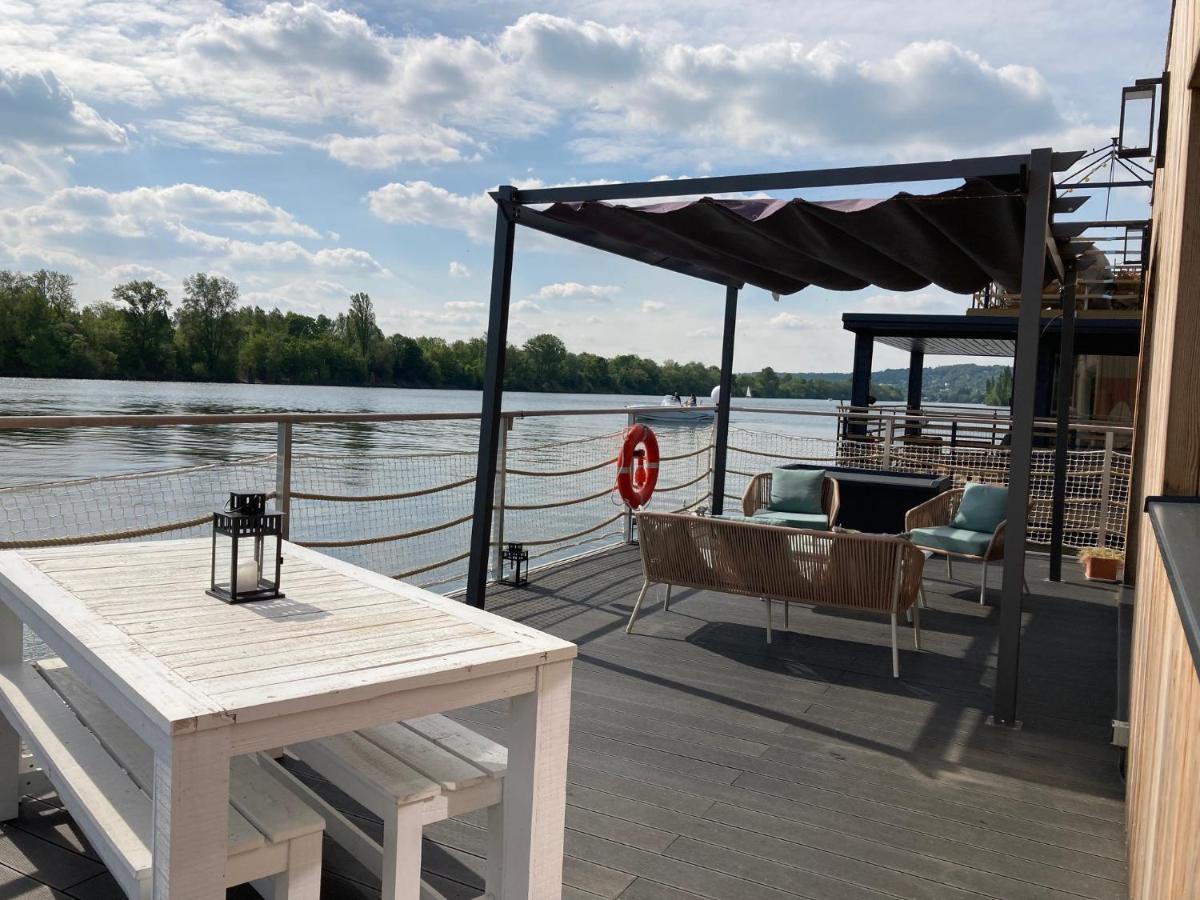 SeineHouse - Maison flottante  Vaux-Sur-Seine Esterno foto