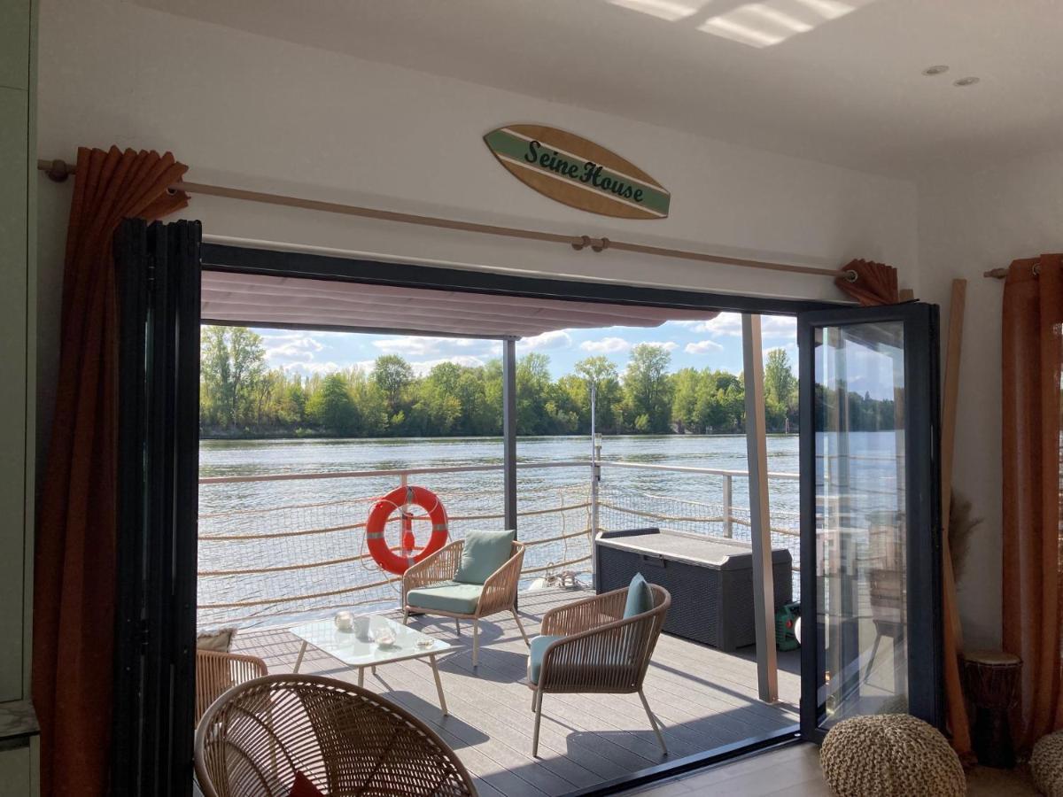 SeineHouse - Maison flottante  Vaux-Sur-Seine Esterno foto